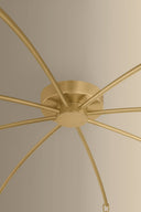 Vintage Brass Positano Chandelier 54" by Corbett Lighting, view 4