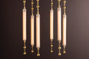 Vintage Brass Parigi Chandelier 27.5" by Corbett Lighting, view 4