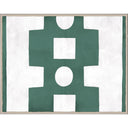 Paule Marrot, Green and White Abstract