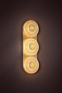 Vintage Brass Pearl Wall Sconce 6" by Corbett Lighting, view 2