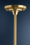 Aged Brass Pelham Pendant 10.5" by Hudson Valley, view 5