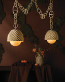 Champagne Leaf Piasu Linear 12.5" by Corbett Lighting