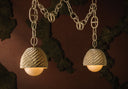 Champagne Leaf Piasu Linear 12.5" by Corbett Lighting, view 2