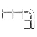 Pompidou 120" Modular Four-Piece Sectional