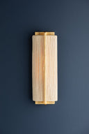 Gold Leaf Quebec Wall Sconce 5.75" by Hudson Valley, view 4