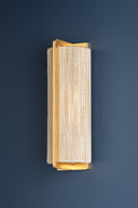 Gold Leaf Quebec Wall Sconce 5.75" by Hudson Valley, view 6