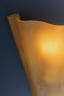 Aged Brass Queens Wall Sconce 11" by Hudson Valley, view 2