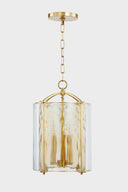 Aged Brass Ramsey Lantern 12" by Hudson Valley, view 2
