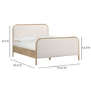 Hatia Basketweave Panel Bed