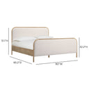 Hatia Basketweave Panel Bed