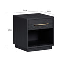 Marlow 17" Wood Nightstand With Drawer