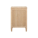 Bristol Park 30" Whitewashed Oak Wood 2-Drawer Nightstand