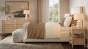 Bristol Park 62" Whitewashed Oak Wood 6-Drawer Dresser