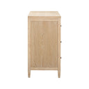 Bristol Park 62" Whitewashed Oak Wood 6-Drawer Dresser