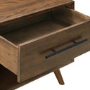 Emery 24" Walnut 1-Drawer Nightstand