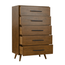 Emery 33" Walnut 5-Drawer Chest
