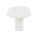 Elora 79" Lacquer Oval Dining Table