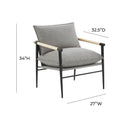 Cali Performance Fabric Accent Chair