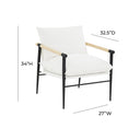 Cali Performance Fabric Accent Chair