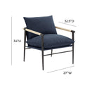 Cali Performance Fabric Accent Chair