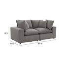 Cali 80" Modular Loveseat