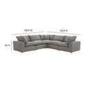 Cali 5-Piece Performance Fabric Modular L-Sectional