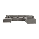 Cali 7-Piece Performance Fabric Modular Large Chaise Sectional