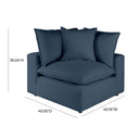 Cali Performance Fabric Modular Corner Chair