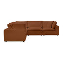 Cali 5-Piece Performance Fabric Modular L-Sectional