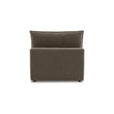 Cali Chocolate Brown Performance Velvet Armless Chair