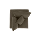 Cali Chocolate Brown Performance Velvet Corner Chair
