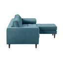 Cave 2-Piece Performance Velvet Sectional