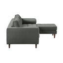 Cave 2-Piece Performance Velvet Sectional