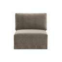 Willow Performance Velvet Modular Armless Chair