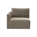 Willow Performance Velvet Modular LAF Corner Chair
