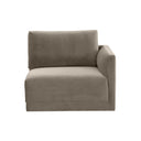 Willow Performance Velvet Modular RAF Corner Chair