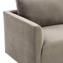 Willow 74" Performance Velvet Modular Loveseat