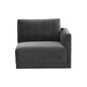 Willow Performance Velvet Modular RAF Corner Chair