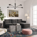 Willow 4-Piece Performance Velvet Modular Sectional