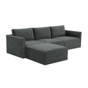 Willow 4-Piece Performance Velvet Modular Sectional