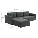 Willow 4-Piece Performance Velvet Modular Sectional