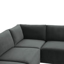 Willow 5-Piece Performance Velvet Modular L Sectional