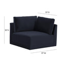 Willow Performance Velvet Modular Corner Chair