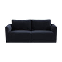 Willow 74" Performance Velvet Modular Loveseat
