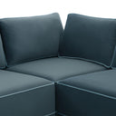 Willow 5-Piece Performance Velvet Modular L Sectional