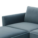 Willow 5-Piece Performance Velvet Modular Left Facing Sectional