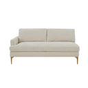 Serena 68" Performance Velvet Modular Loveseat
