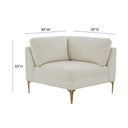 Serena Performance Velvet Modular Corner Seat