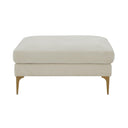 Serena Performance Velvet Ottoman
