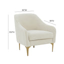 Serena Performance Velvet Accent Chair